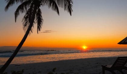 Beautiful Sunset at the Key West Beaches